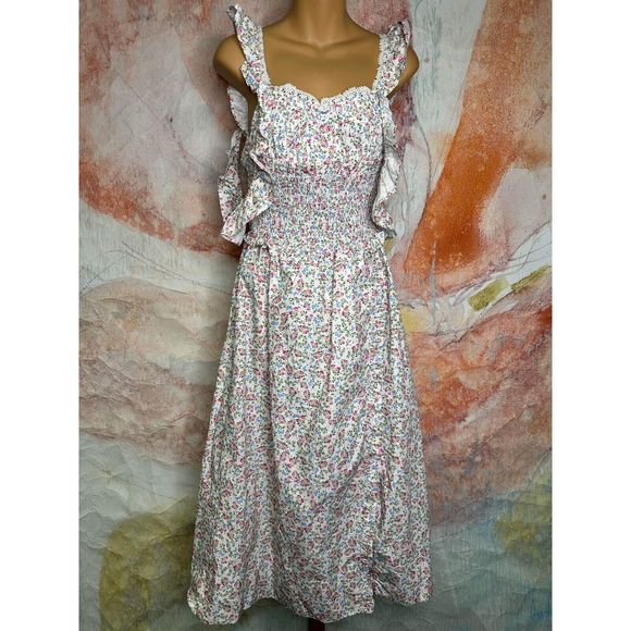 Free People For Love & Lemons Amalfi Midi Dress $288 - Picture 6 of 9
